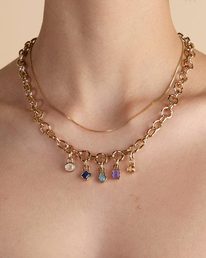 Clip Charm Necklaces-Astrid & Miyu