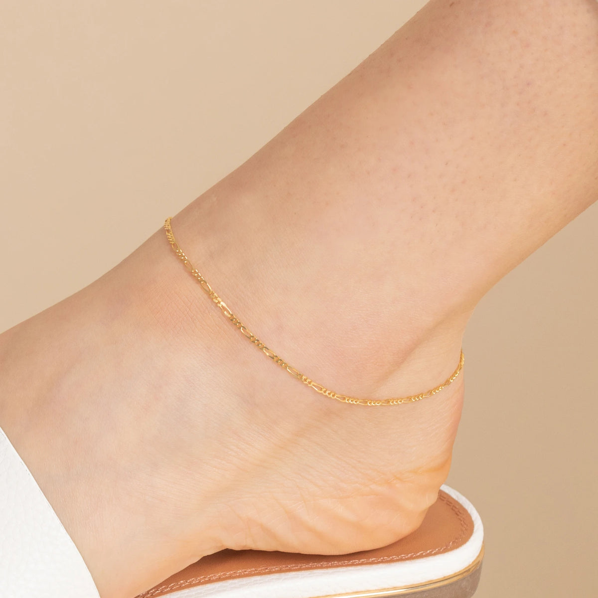 Solid Gold Anklets-Astrid & Miyu