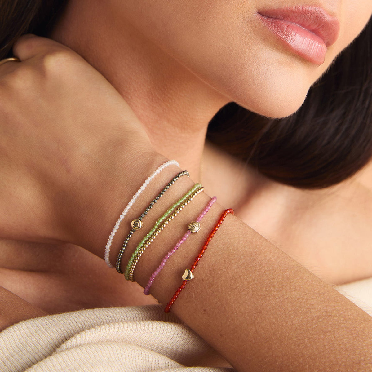 Gemstone Bracelets-Astrid & Miyu