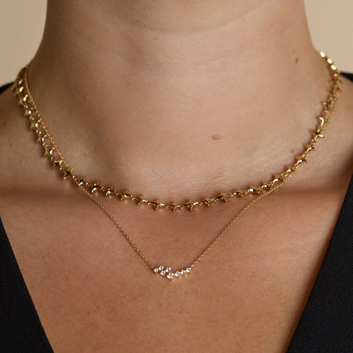 Gold Necklaces-Astrid & Miyu