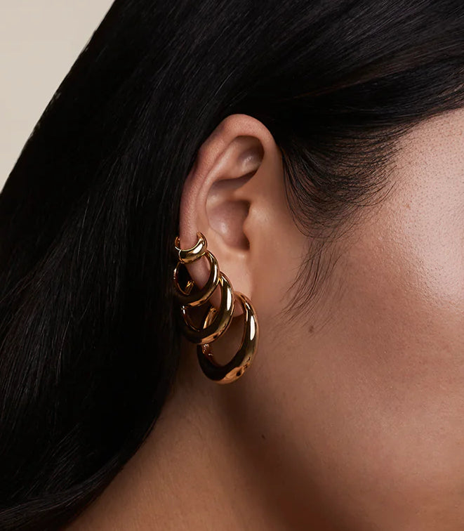 hoop earrings