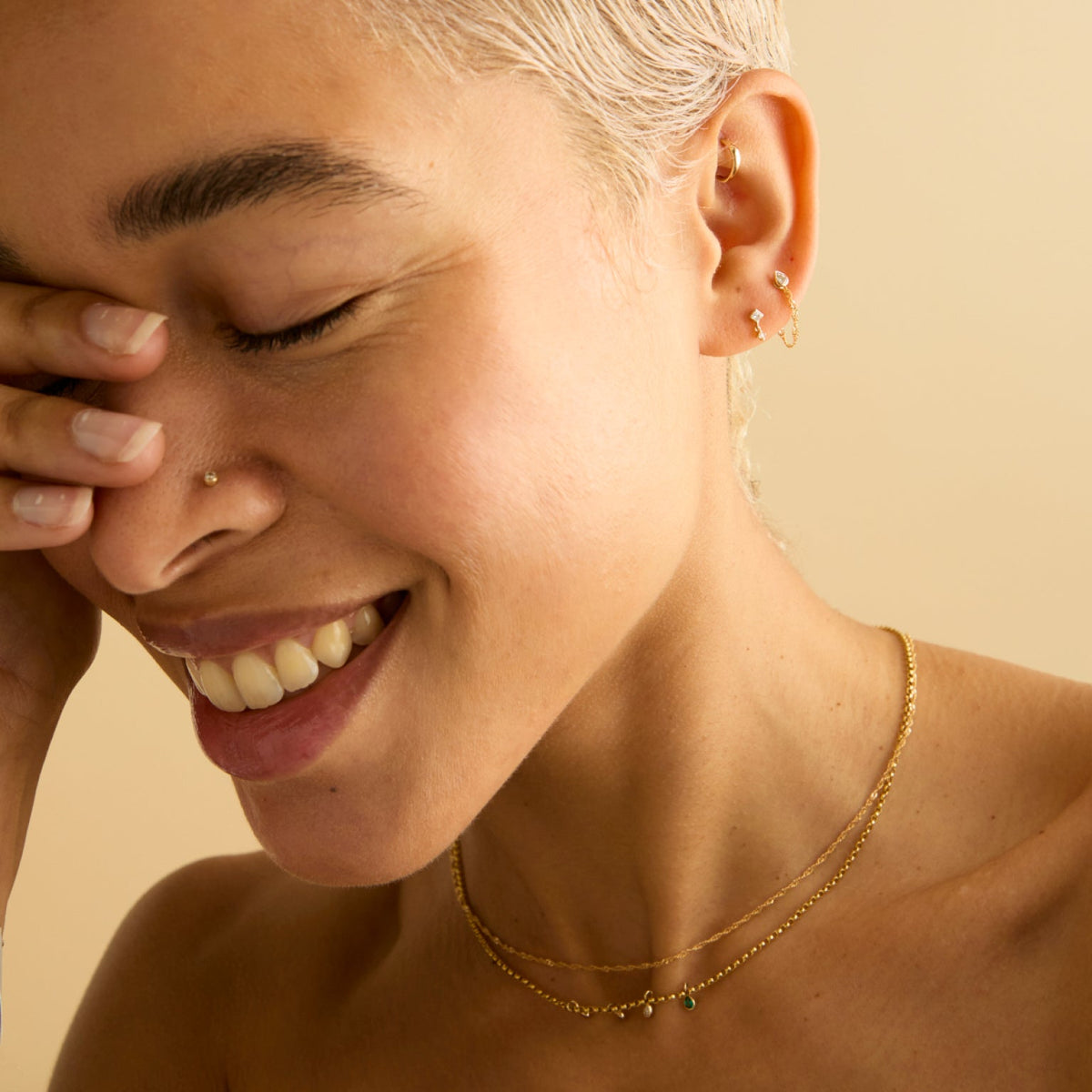 Nose Piercing Jewellery-Astrid & Miyu