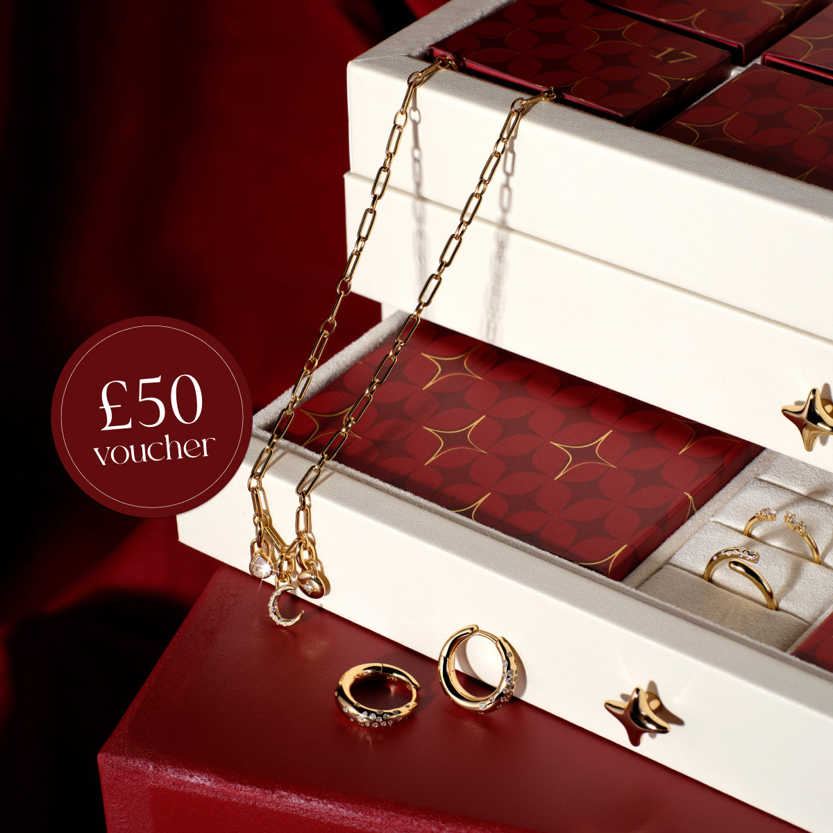 24 Day Advent Calendar in Gold-Astrid & Miyu