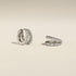 Illusion Crystal Huggies in Silver-Astrid & Miyu