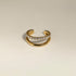 Illusion Crystal Ear Cuff in Gold-Astrid & Miyu