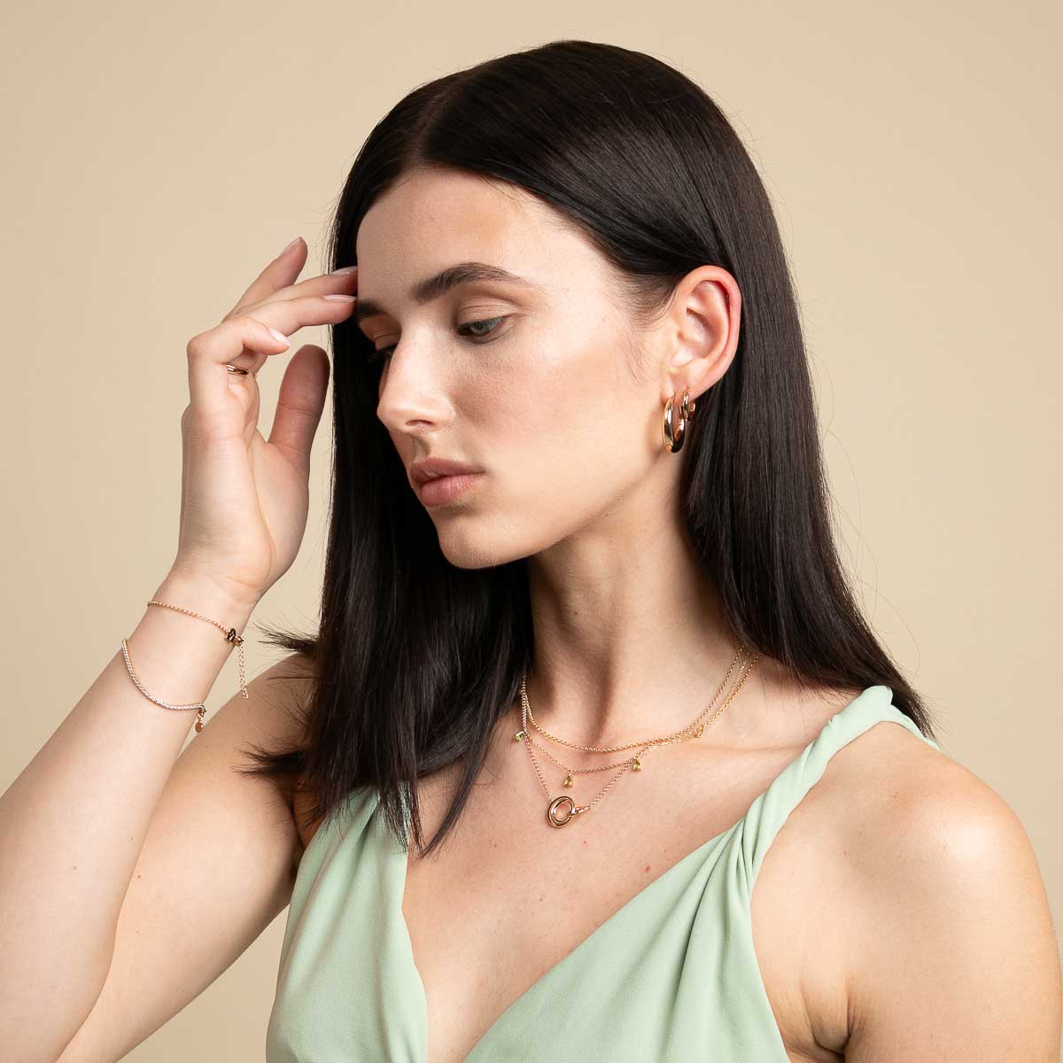 18k Gold Plated Jewellery - Essential Small Hoops in Gold - Hoop Earrings - Astrid & Miyu