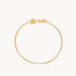 18k Gold Plated Jewellery - Navette Crystal Bracelet in Gold - Charm Bracelet - Astrid & Miyu