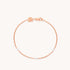 18k Rose Gold Plated Jewellery - Navette Crystal Bracelet in Rose Gold - Charm Bracelet - Astrid & Miyu