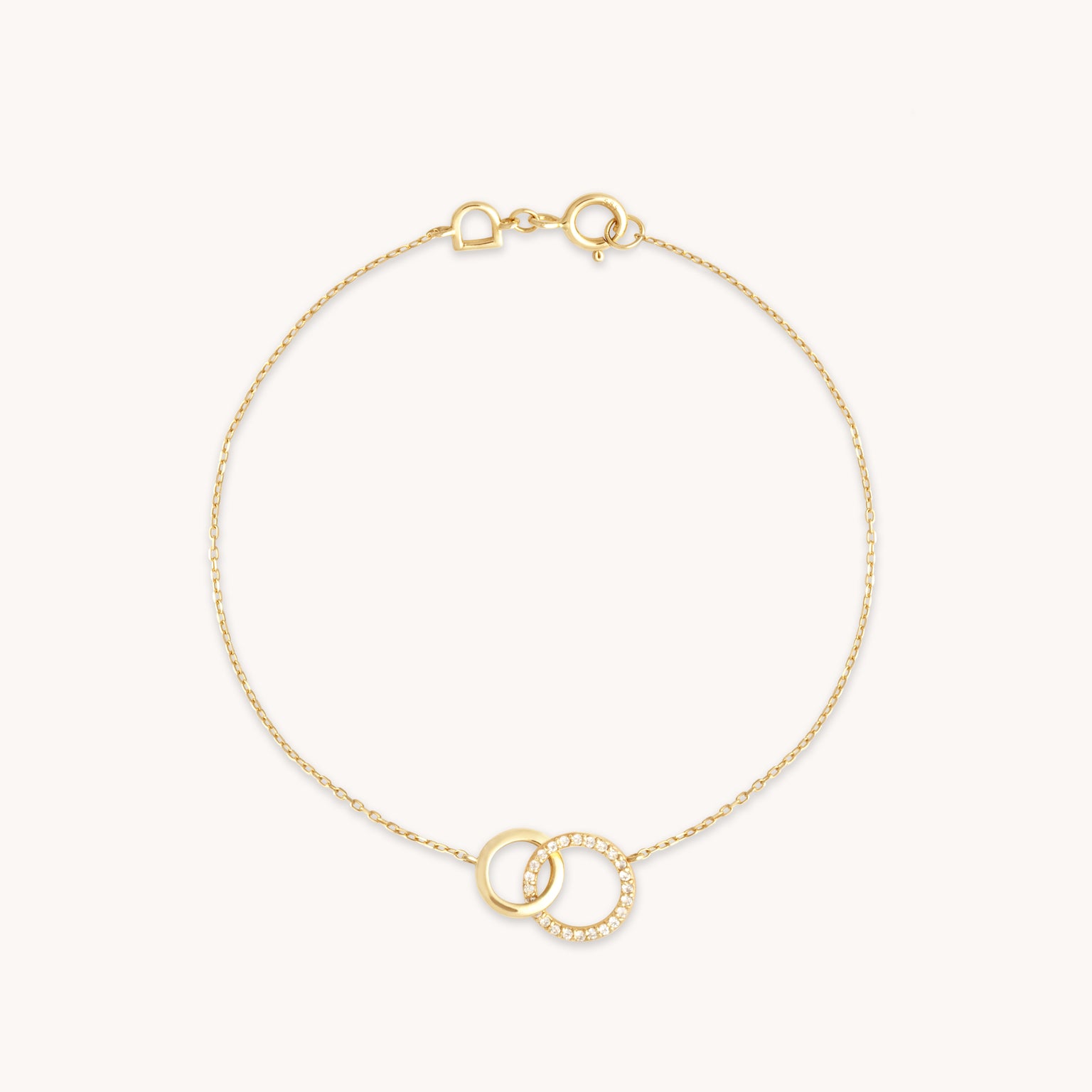 Orbit Topaz Bracelet in Solid Gold-Astrid & Miyu