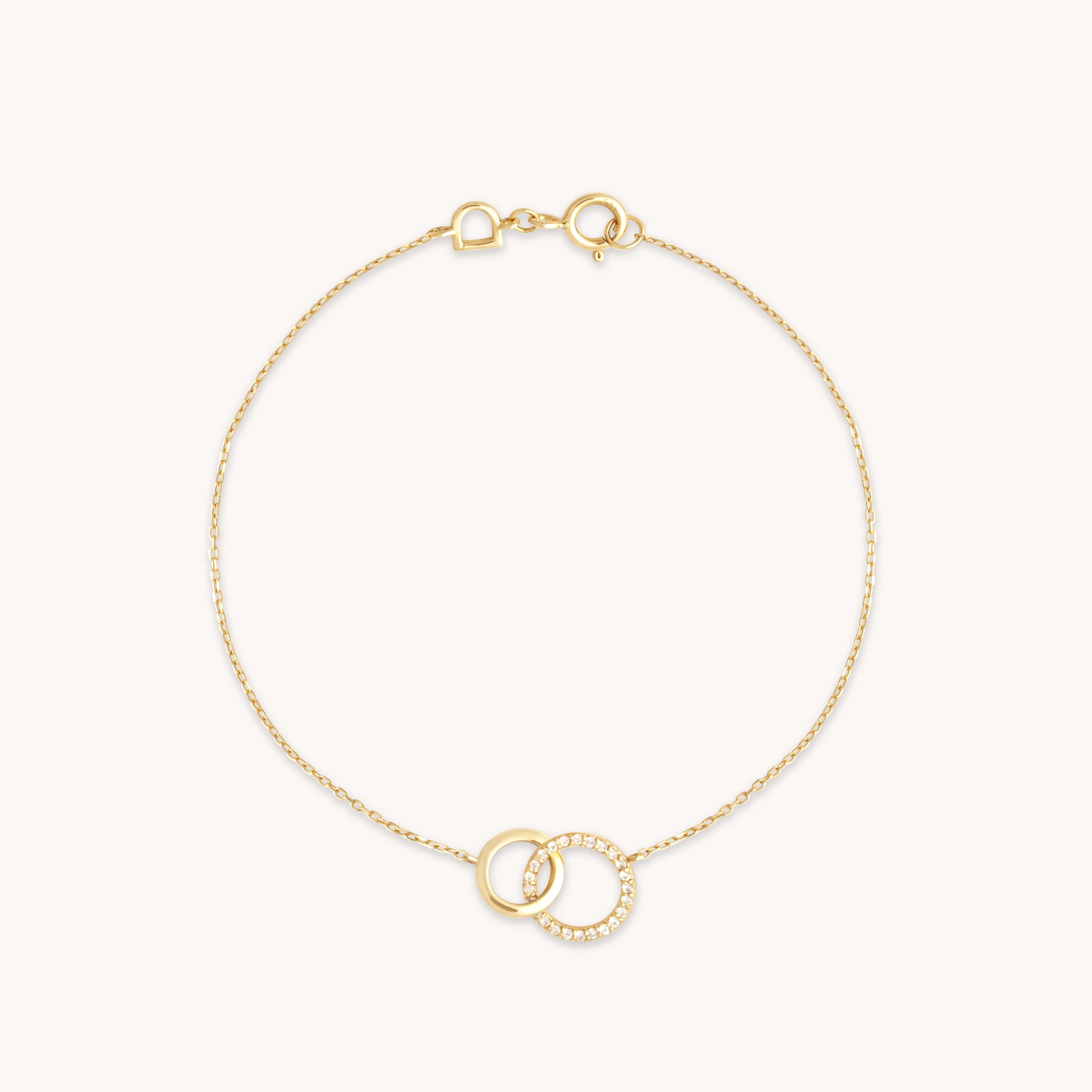 Orbit Topaz Bracelet in Solid Gold-Astrid & Miyu