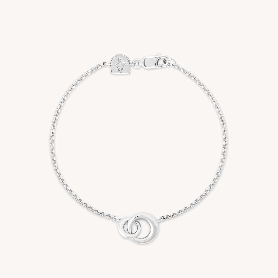 Bracelets - Dome Link Bracelet in Silver - Chain Bracelet - Astrid & Miyu