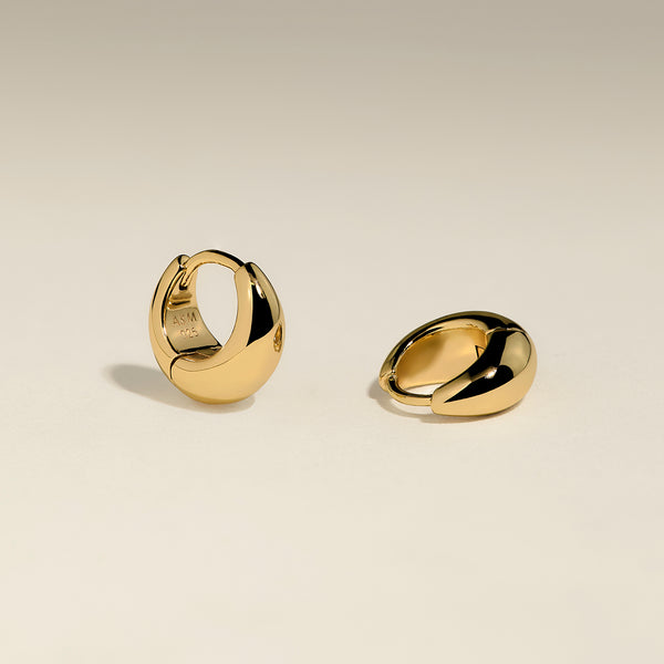 Dome Huggies in Gold-Astrid & Miyu