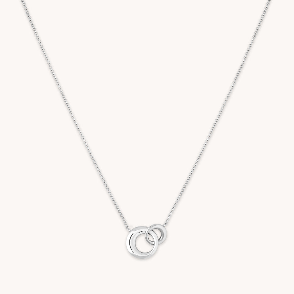 Necklaces & Bracelets - Dome Link Necklace in Silver - Pendant Necklace - Astrid & Miyu
