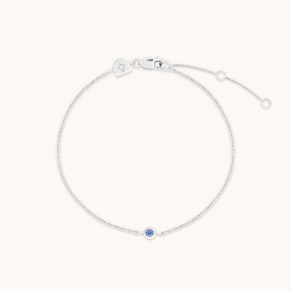 Opal Charm Bracelet in Silver-Astrid & Miyu