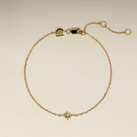 Shooting Star Charm Bracelet in Gold