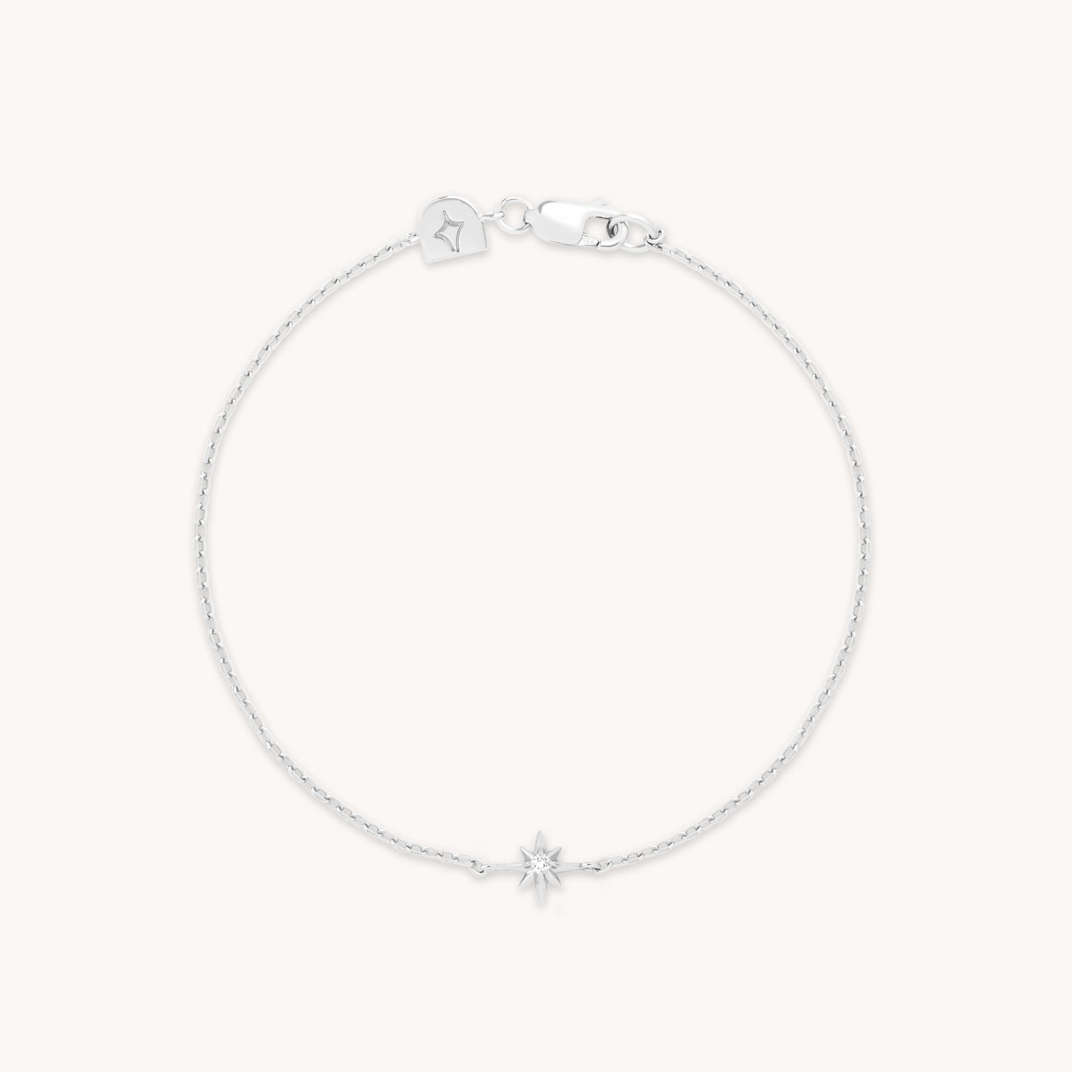 Shooting Star Pendant Bracelet in Silver-Astrid & Miyu