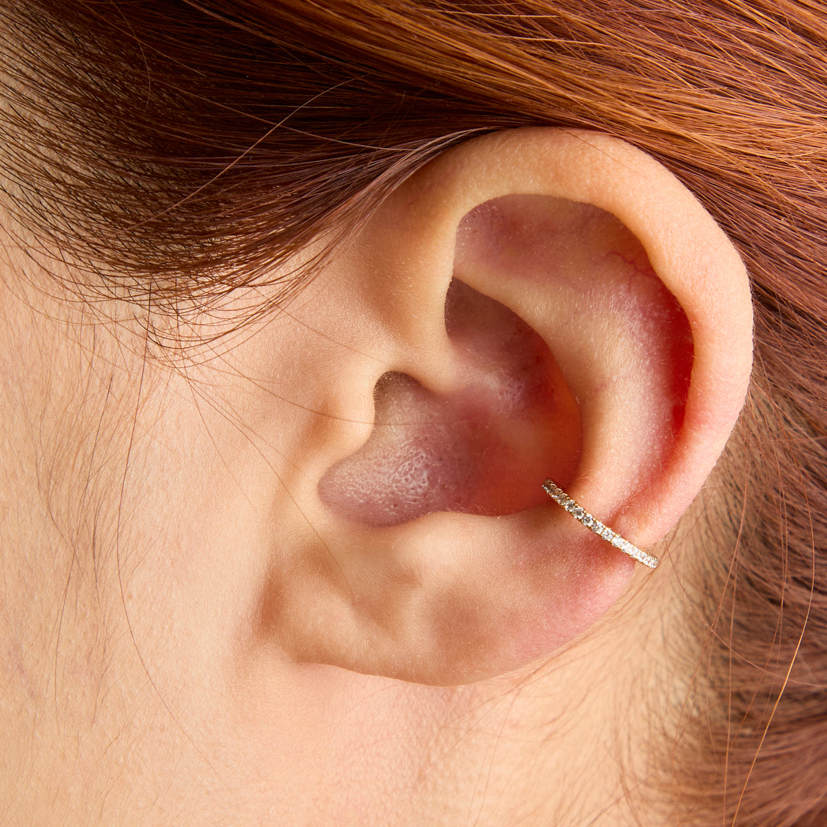 Crystal Ear Cuff in Gold-Astrid & Miyu