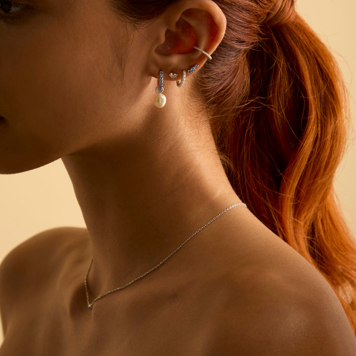 Opal Pendant Necklace in Silver-Astrid & Miyu