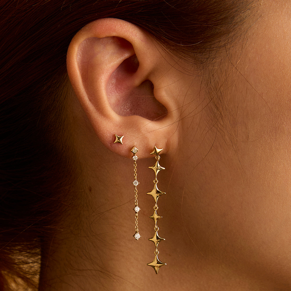 Cosmic Drop Earrings-Astrid & Miyu