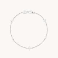 Bracelets - Cosmic Star Charm Bracelet in Silver - Charm Bracelet - Astrid & Miyu