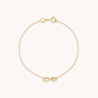 Bracelets - Infinite Charm Bracelet in Solid Gold - Charm Bracelet - Astrid & Miyu