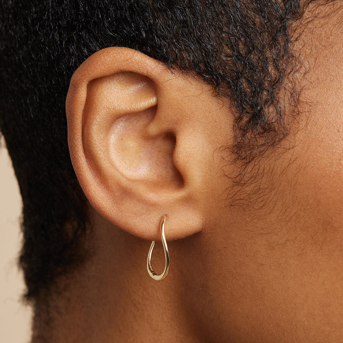 Bridal Jewellery - Infinite Hoops in Solid Gold - Hoop Earrings - Astrid & Miyu