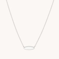 Bridal Jewellery - ID Pendant Necklace in Solid White Gold - Pendant Necklace - Astrid & Miyu