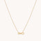 Infinite Pendant Necklace in Solid Gold