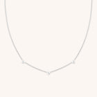 Charm Necklaces - Heart Charm Necklace in Silver - Charm Necklaces - Astrid & Miyu
