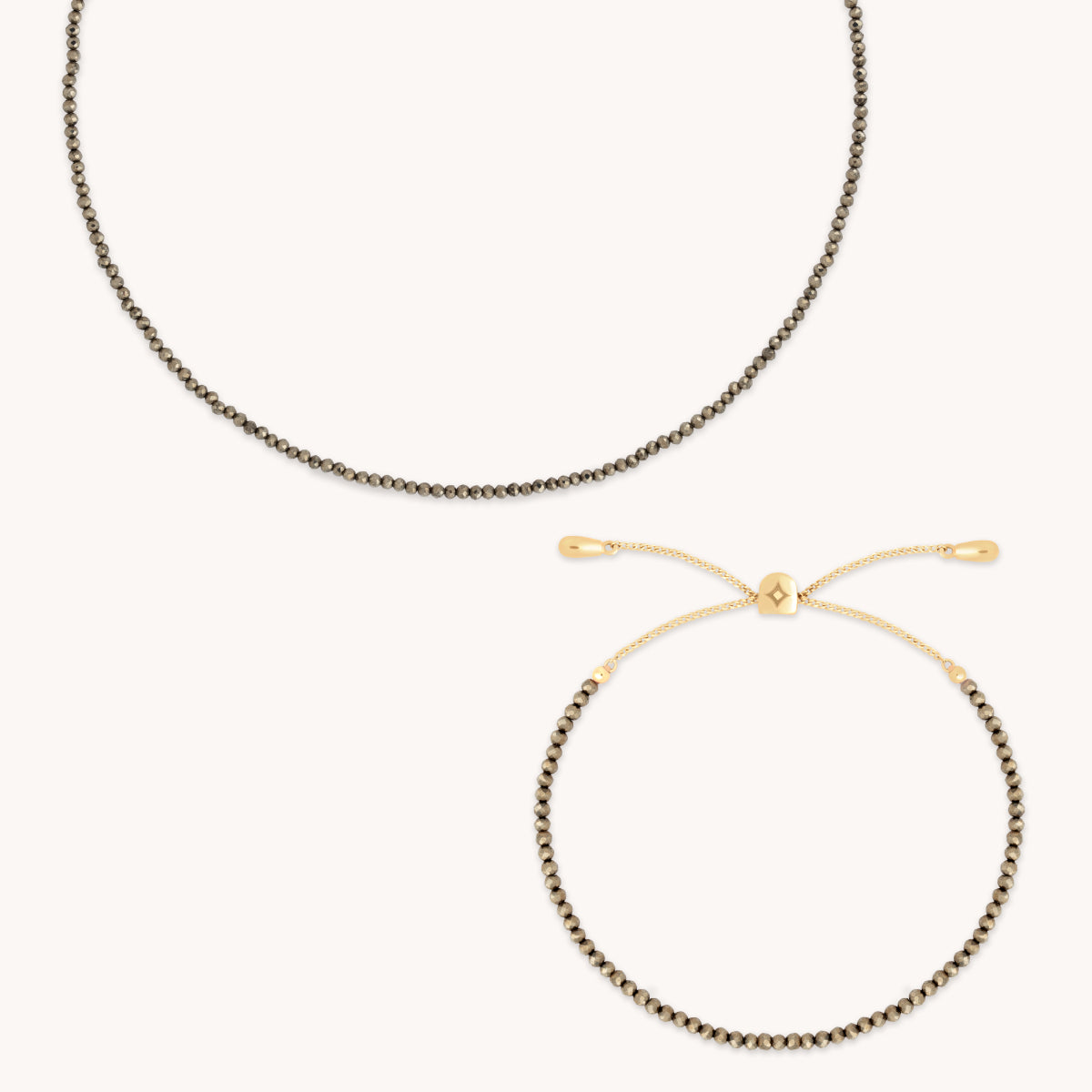 Bold Zodiacs & Zodiac Gift Sets - Ironstone Gemstone Gift Set in 9k Gold - Stacking Sets - Astrid & Miyu