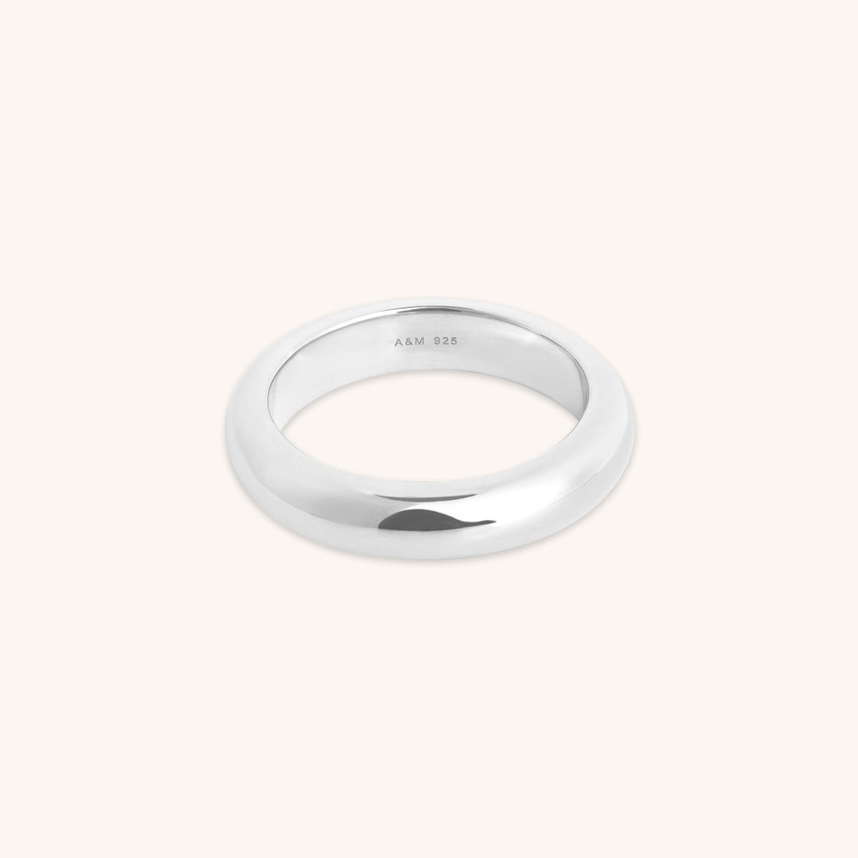 Dolce Collection - Bold Stacking Ring in Silver - Rings - Astrid & Miyu