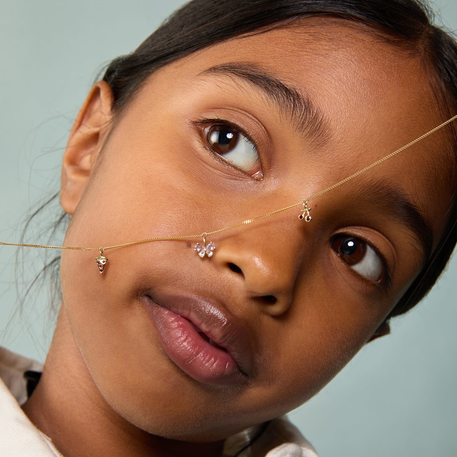 Motif Charms - Butterfly Charm 9k White Gold - Welding Charm - Astrid & Miyu