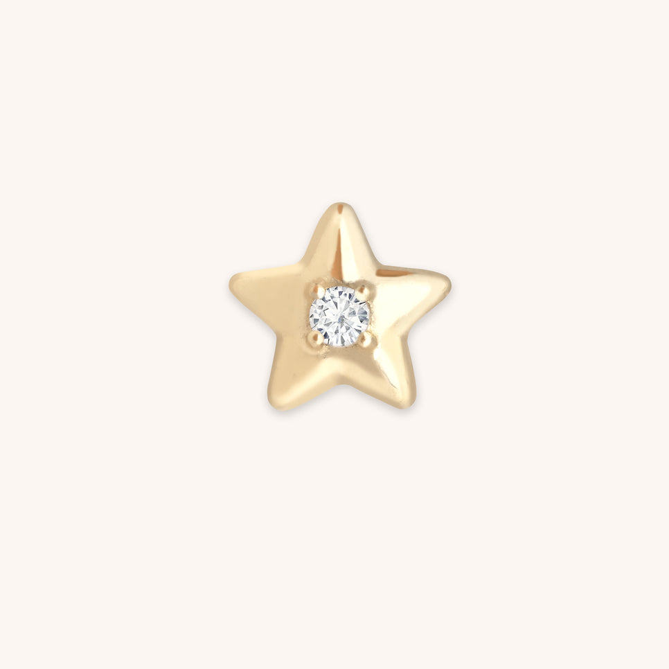 A&M Junior Collection - Star Click Charm in 9k Gold - Click Charm - Astrid & Miyu