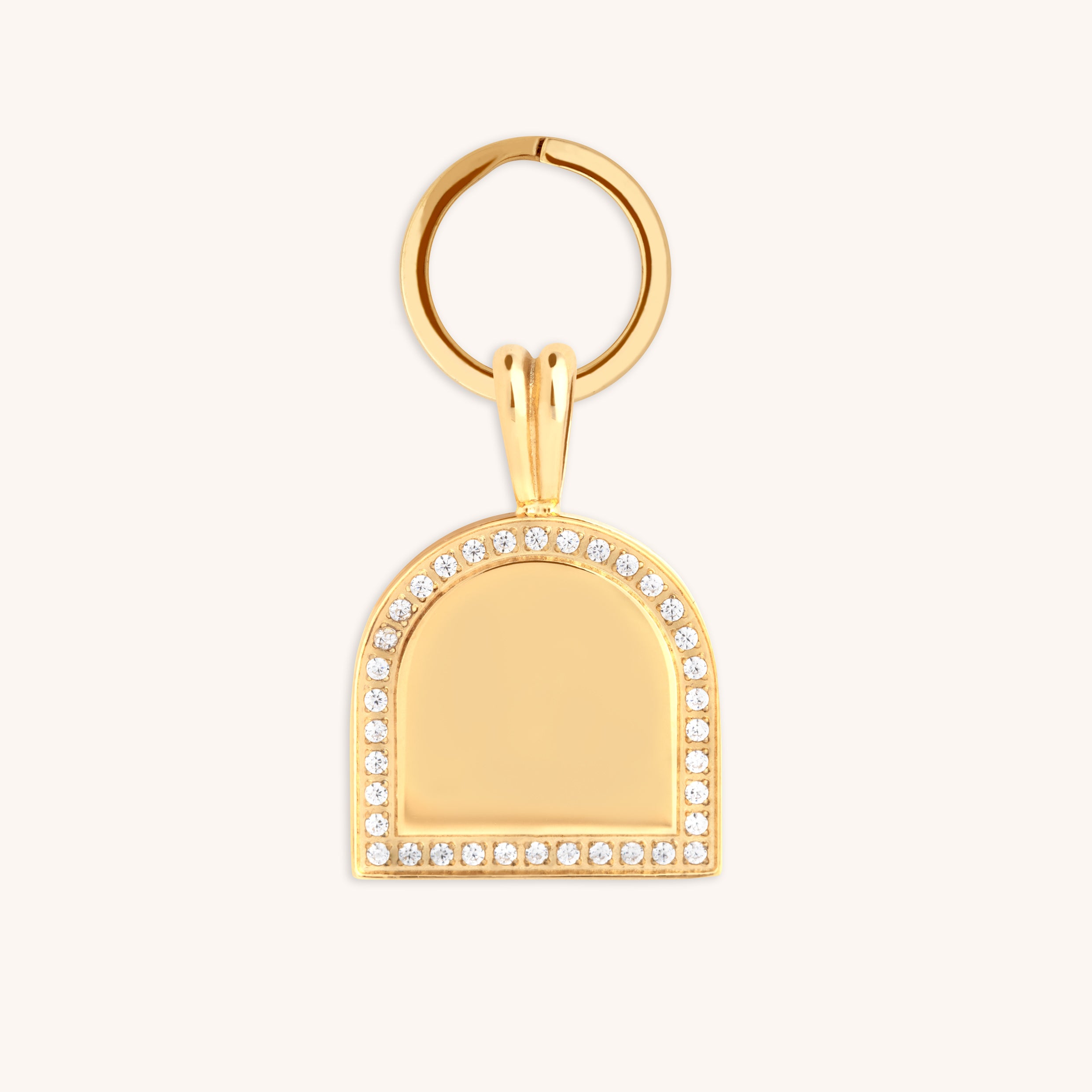 Pet Tags - Pavé Arch Pet Tag in Gold - Merchandise - Astrid & Miyu