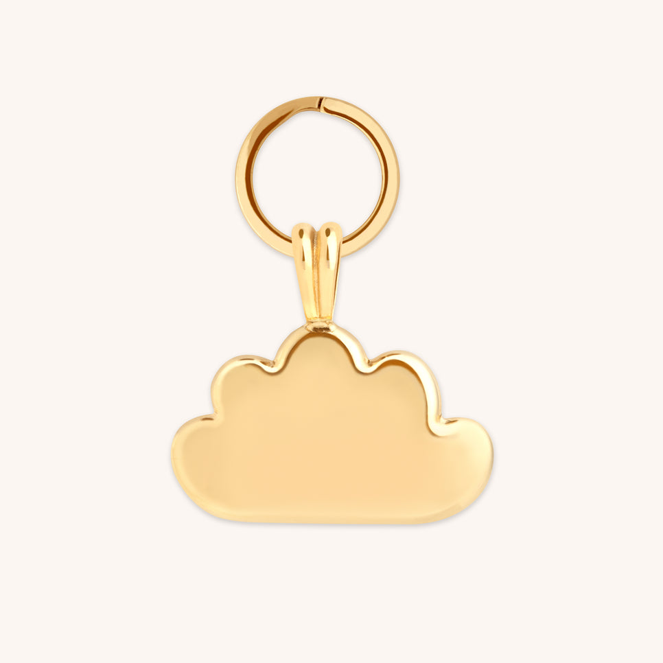 Pet Tags - Cloud Pet Tag in Gold - Merchandise - Astrid & Miyu