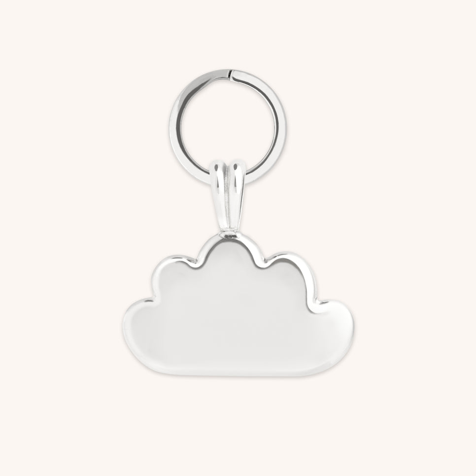 Pet Tags - Cloud Pet Tag in Silver - Merchandise - Astrid & Miyu