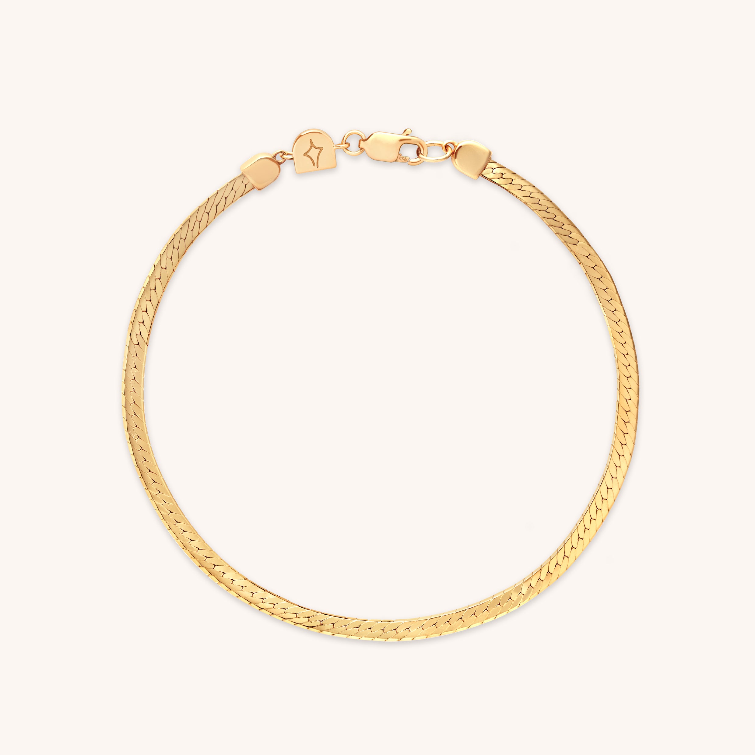 18k Gold Plated Jewellery - Essential Snake Chain Bracelet in Gold - Chain Bracelet - Astrid & Miyu