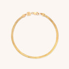 18k Gold Plated Jewellery - Essential Snake Chain Bracelet in Gold - Chain Bracelet - Astrid & Miyu
