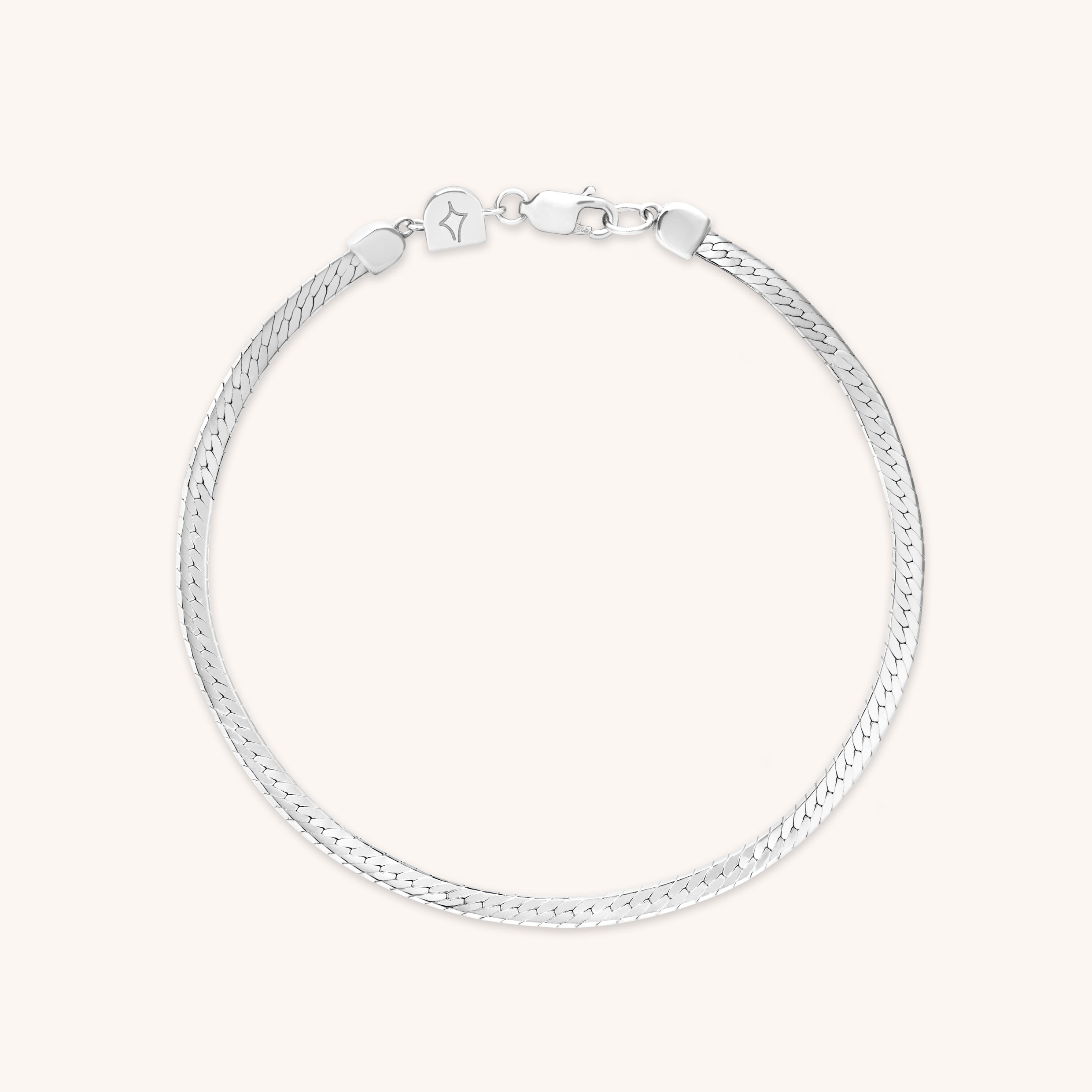Bracelets - Essential Snake Chain Bracelet in Silver - Chain Bracelet - Astrid & Miyu