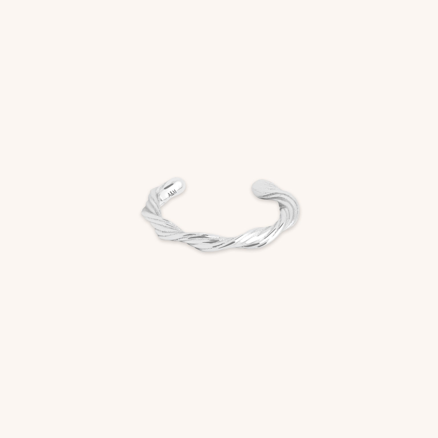 Ear Cuffs - Twist Ear Cuff in Silver - Ear Cuffs - Astrid & Miyu