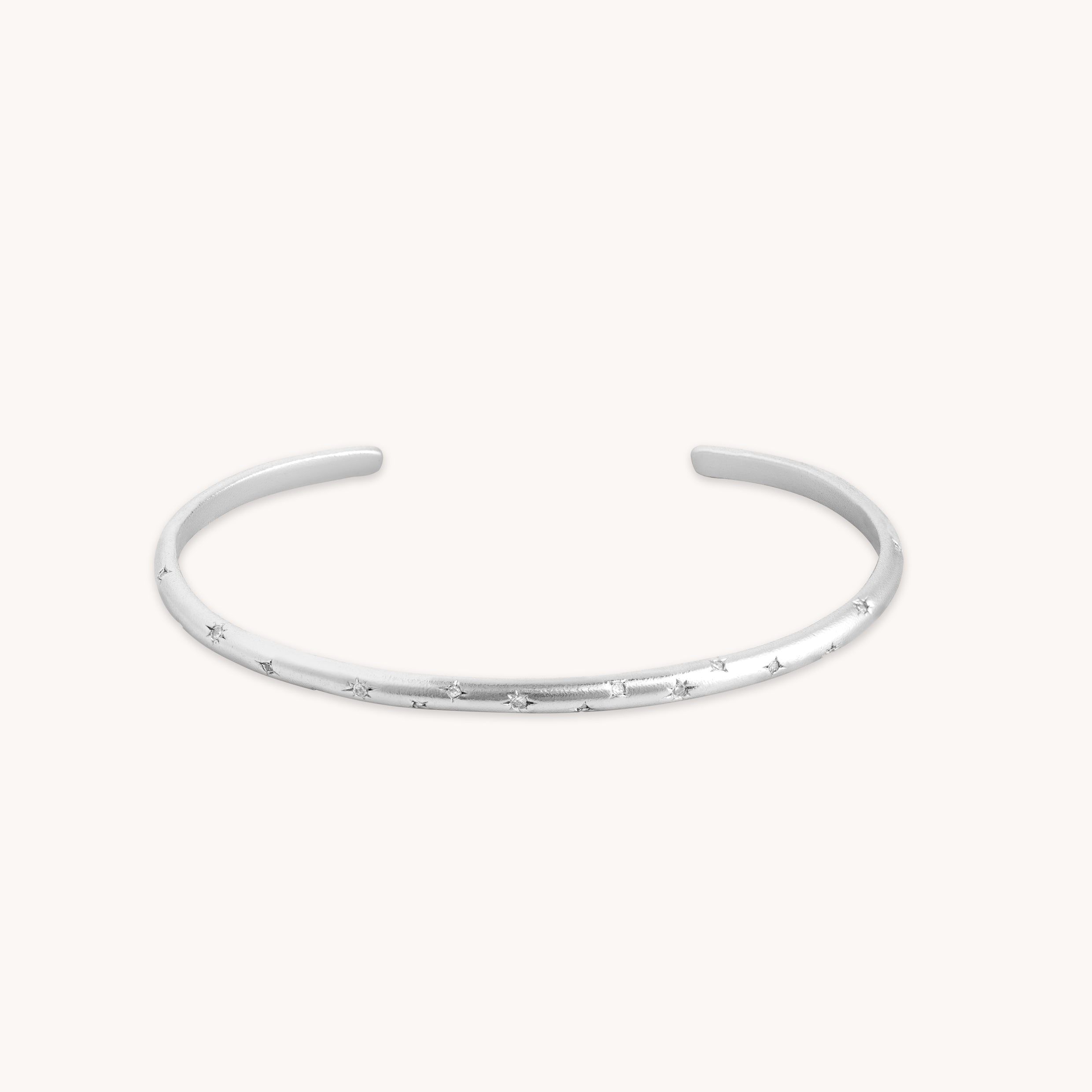 Bracelets - Cosmic Star Cuff in Silver - Bracelet - Astrid & Miyu