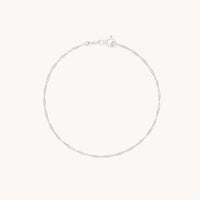 Astrid Chain Bracelet in Solid White Gold-Astrid & Miyu