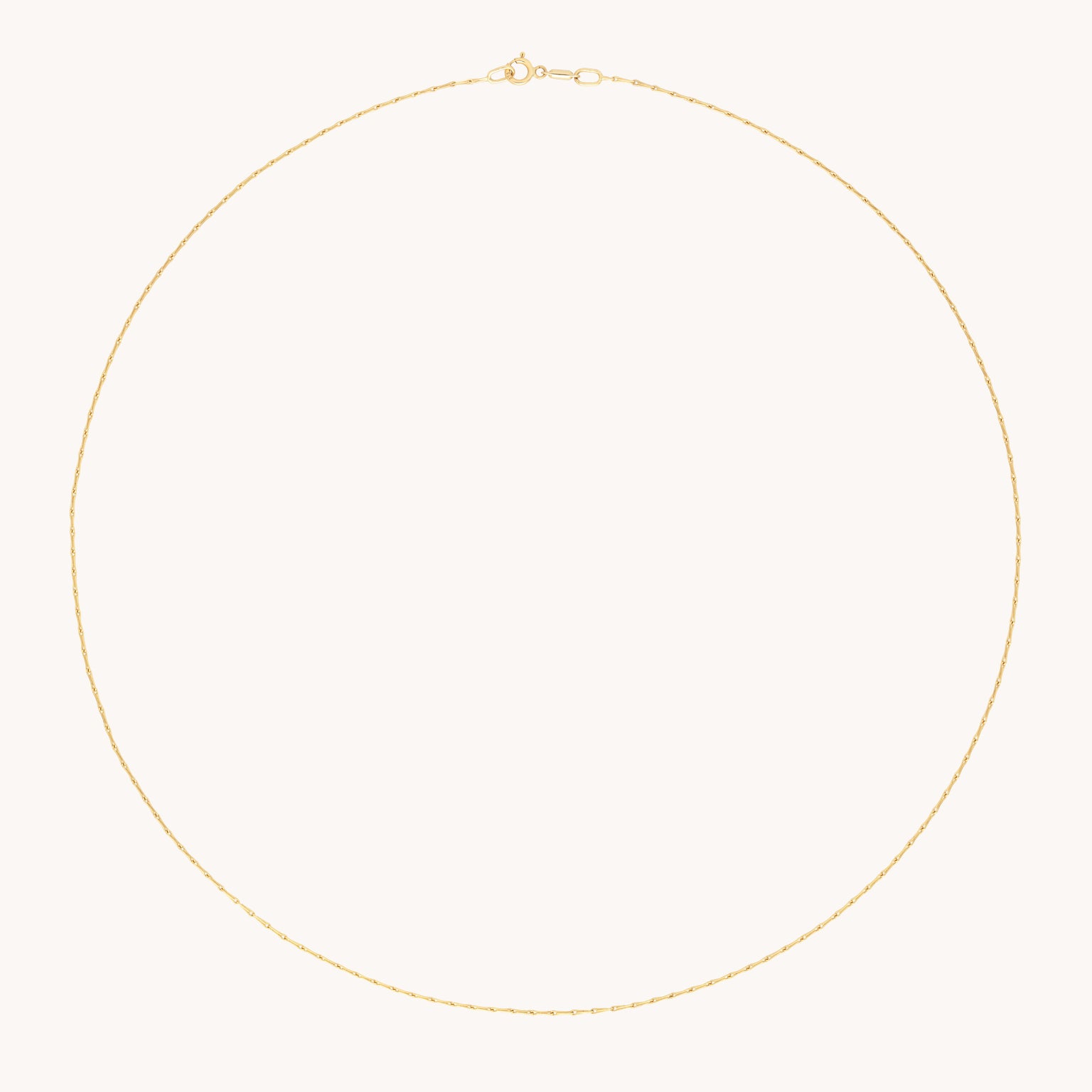 Marylebone Chain Necklace in Solid Gold-Astrid & Miyu