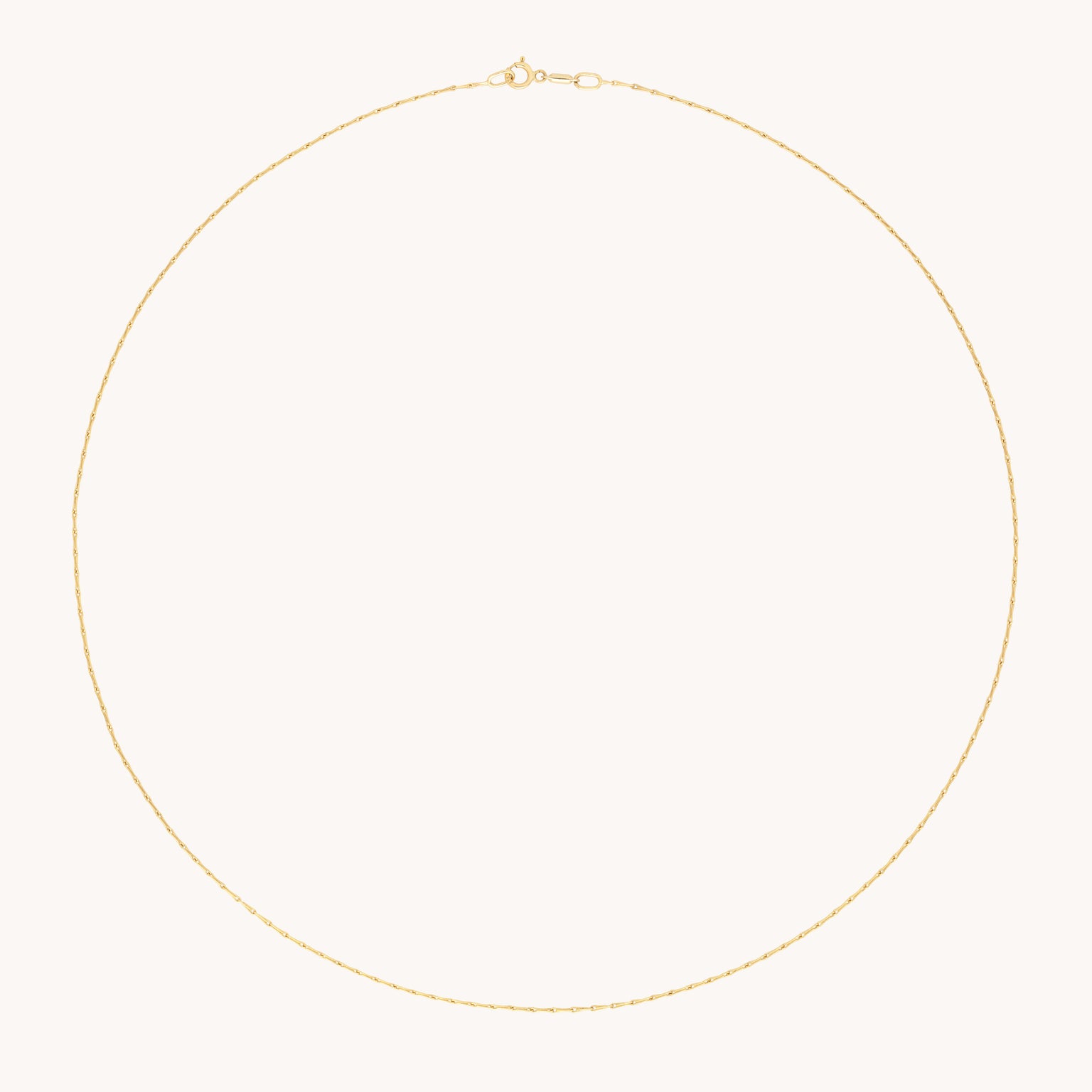 Marylebone Story Chain Necklace in Solid Gold-Astrid & Miyu