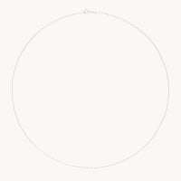 Marylebone Chain Necklace in Solid White Gold-Astrid & Miyu