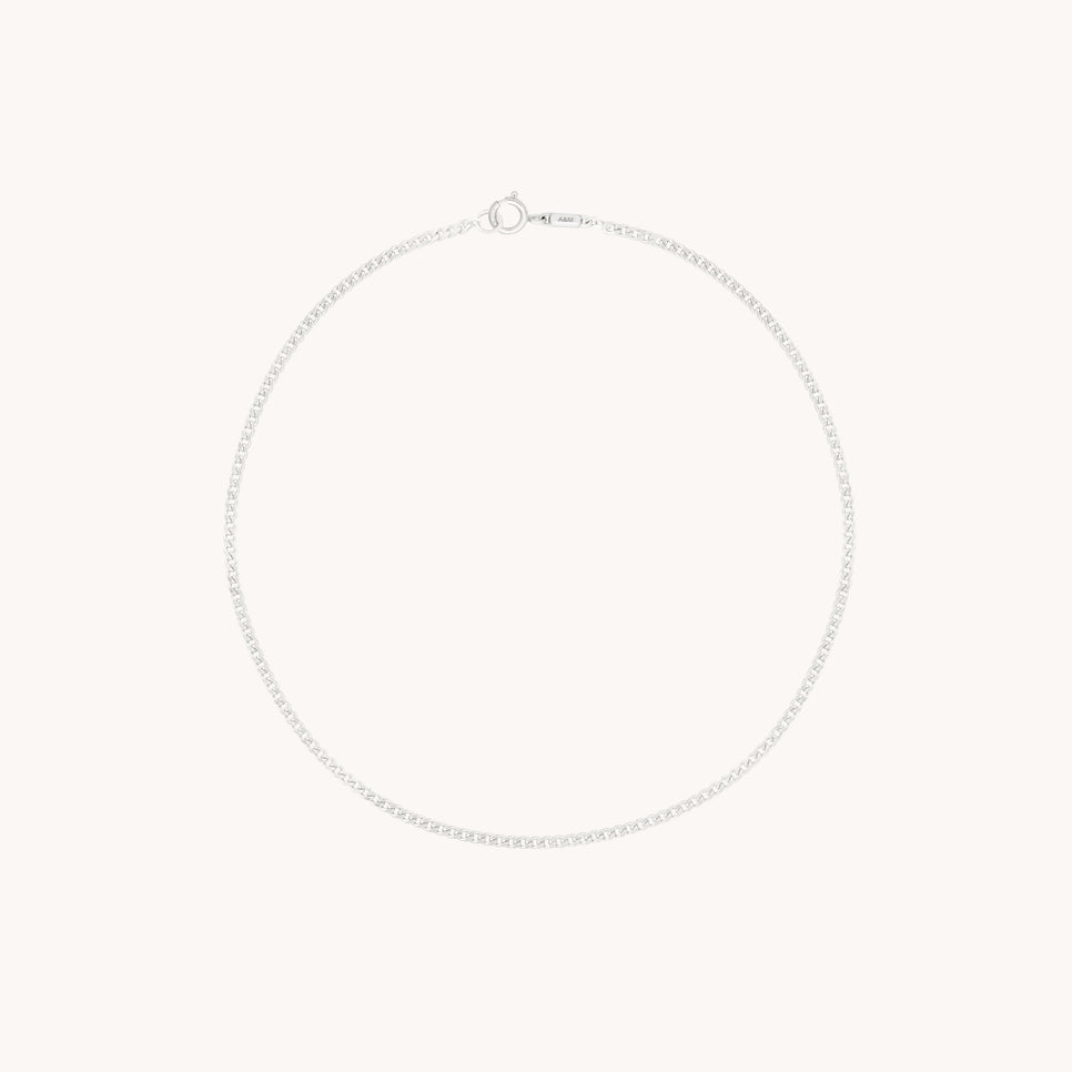 Bold Miyu Chain Bracelet in Solid White Gold-Astrid & Miyu