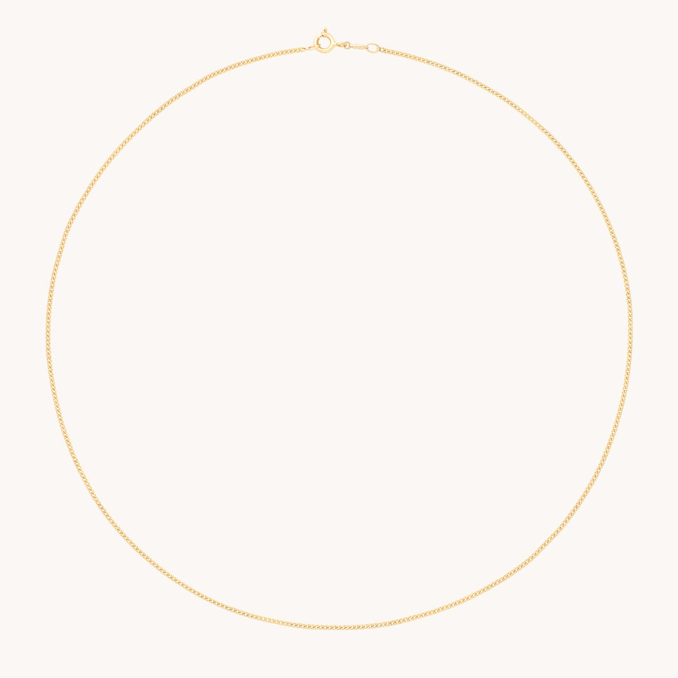 Bold Miyu Chain Necklace in Solid Gold-Astrid & Miyu