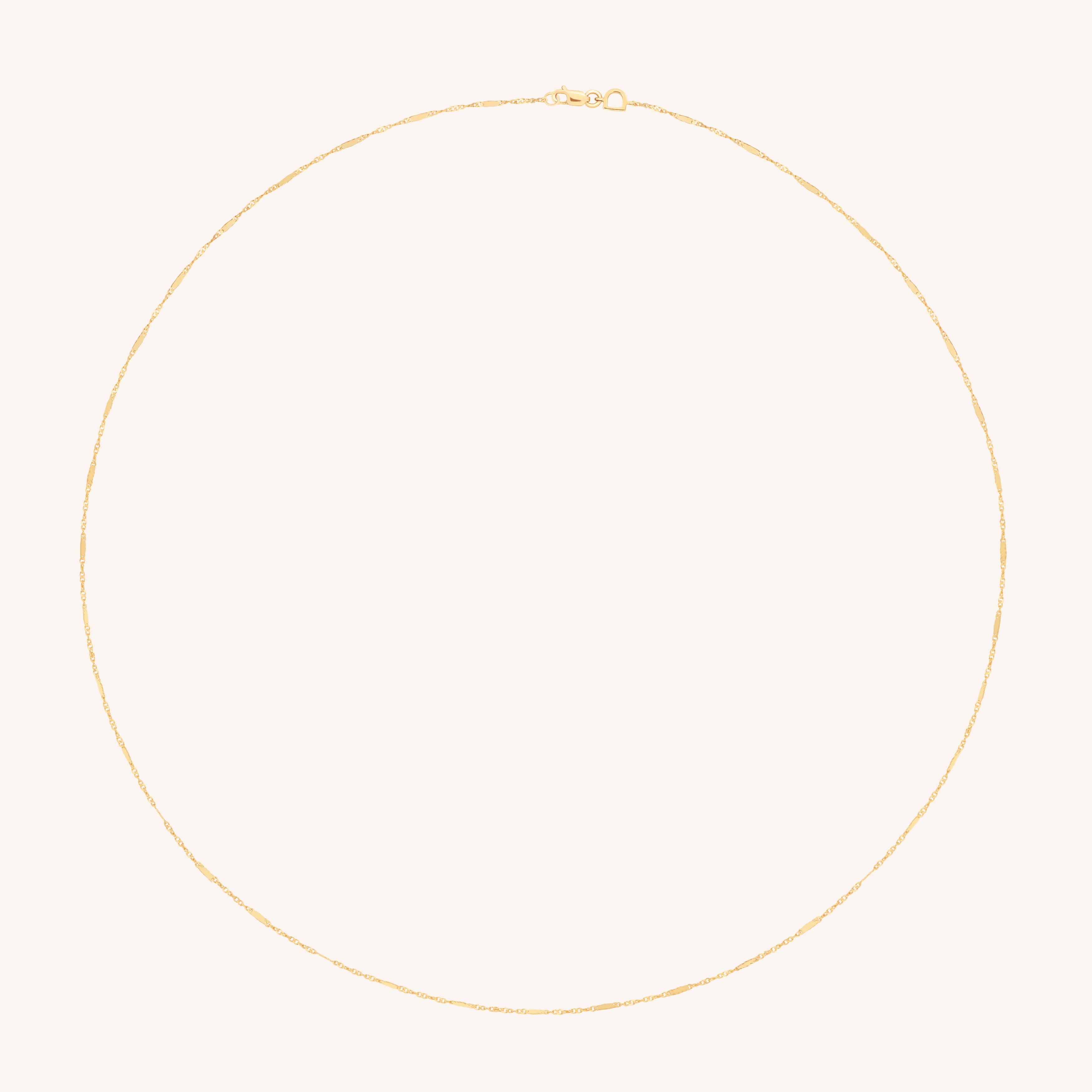 Astrid Chain Necklace in Solid Gold-Astrid & Miyu