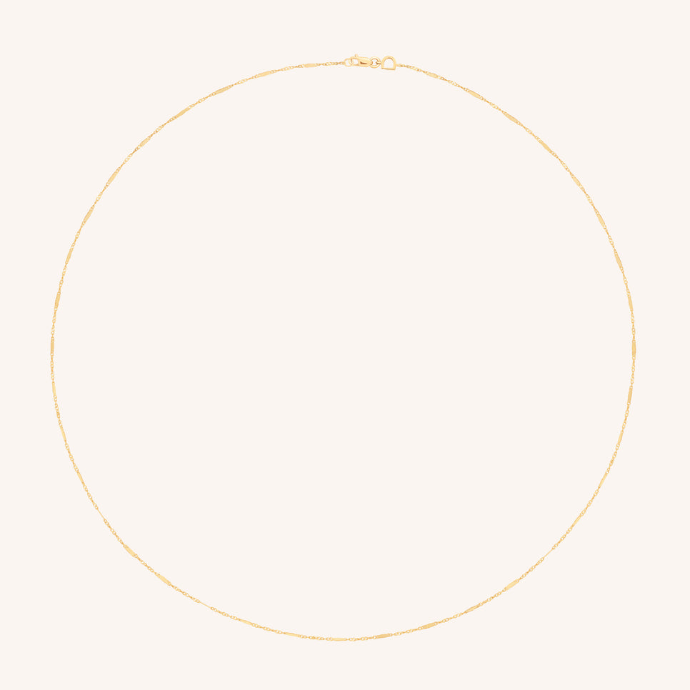 Astrid Chain Necklace in Solid Gold-Astrid & Miyu