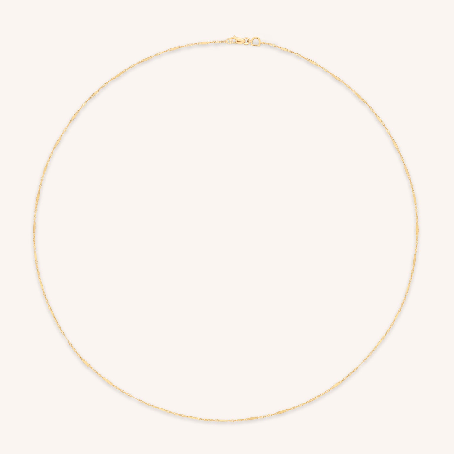 Astrid Story Chain Necklace in Solid Gold-Astrid & Miyu